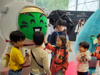 宇宙服を着たすだちくん、徳島県に誕生